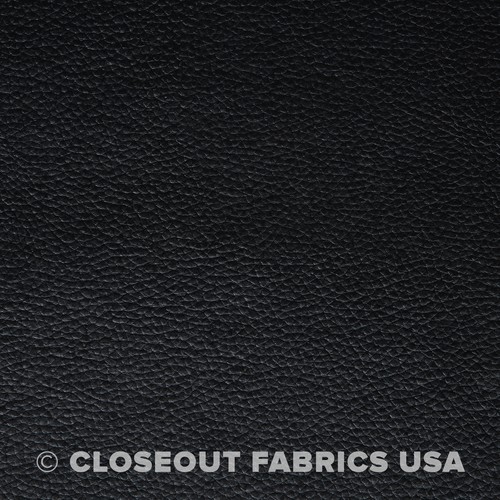 Black vinyl fabric - black,